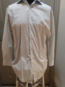 DKNY Slim Fit Men's Button Up Cotton Shirt Size 16 1/2 - Picture 1 of 5
