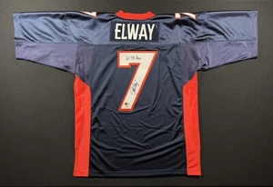 John Elway Signed Broncos Mitchell & Ness Authentic Jersey BAS PSA 2x SB Champ - Picture 1 of 5
