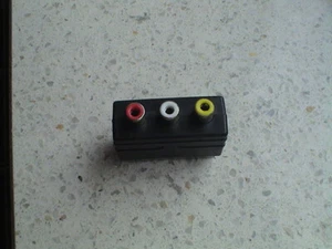 Scart Adapter TV AV Adapter 3 RCA Chinch Audio Video PS1/2/3 Xbox360 Nintendo - Bild 1 von 4