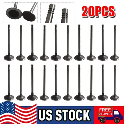 20 válvulas de escape de admisión para Volvo S40 S60 2,5 L L5 T5 S70 S80 válvula de motor EE. UU. Foto 1 de 4