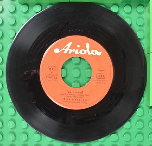 Peter Alexander - Viel zu heiß - Wunderbar - Ariola - Schallplatte - Bild 1 von 2