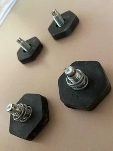 Waschmaschinenfüße J00270663 für Hotpoint WMPG742PUK (30765189000) 4er Set - Bild 1 von 3