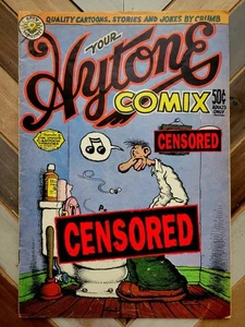 Robert Crumb's Your Hytone Comix #1 (Apex 1971) Primera impresión MADURA 3,0 G/VG - Imagen 1 de 8