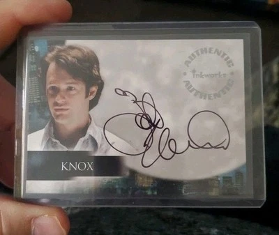 Angel Season 5 Autograph Trading Card A39 Knox Jonathan Woodward Inkworks - Image 1 of 2