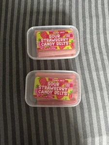 🍓2x Tiras de cinturones de caramelo de fresa agria Trader Joe's - 27 de enero agotado Joes - Imagen 1 de 3