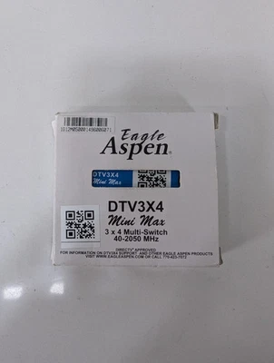 Multiinterruptor Eagle Aspen DTV3X4 Mini Max 4 salidas Foto 1 de 3