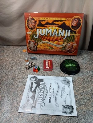 (2017) Jumanji Game Real Wooden Box Edition of the Classic Adventure Game 100% - Image 1 of 4