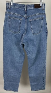 Pantalones de mezclilla vintage de los 90 para mujer 27 27x30 REAL tiro alto minimalista LL Bean - Imagen 1 de 10