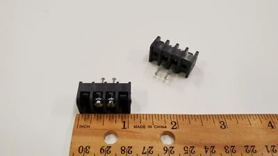 5x RDI 3STV-02, 2 Position .250" Pitch #3-48 Screw Solder Turret Barrier Strip - Image 1 of 2