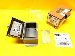 EXM 5412 ESCH060403 6" x 4" x 3" NEMA 4, 12 METAL JIC ENCLOSURE ( NEW IN BOX ) - Picture 1 of 8