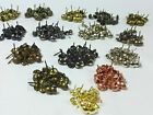 DECORATIVE UPHOLSTERY NAILS Tacks Studs Pins in 28 Colour Finishes for Furniture