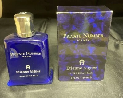 Бальзам после бритья Etienne Aigner ЧАСТНЫЙ НОМЕР 5,0 жидкой унции новый в коробке 1/2 испаренный - Изображение 1 из 4
