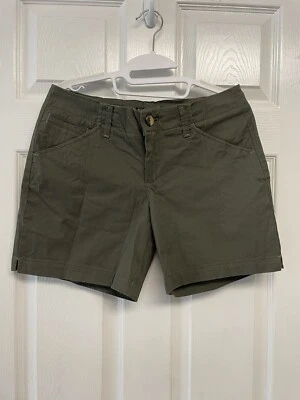 Pantalones cortos Lee Riders tiro medio para mujer 6M color caqui tostado Foto 1 de 4