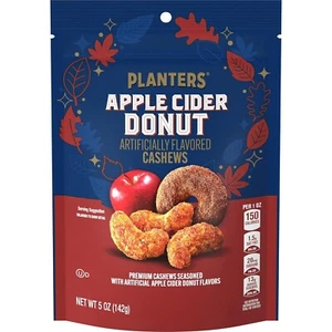 PLANTERS Apple Cider Donut Cashews, Cooking & Baking Nuts & Seeds, 5 oz Bag - Picture 1 of 6