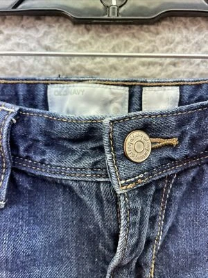 Old Navy девочек размер 12 джинсовой ткани капри с манжетами см. все фотографии пожалуйста - Изображение 1 из 4