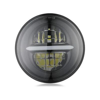 Proyector de faros LED de 5,75" para motocicleta haz alto/bajo DRL para Indian Scout Bobber Foto 1 de 4