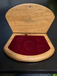 2004 Australien 5 Münzen Känguru Proof Set The Australian Nugget Wood Box Only - Bild 1 von 2