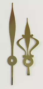 Orologio a batteria al quarzo in metallo lancette tono oro 4 3/4 pollici Ore 3 1/4 di pollice Mano dei minuti - Foto 1 di 5