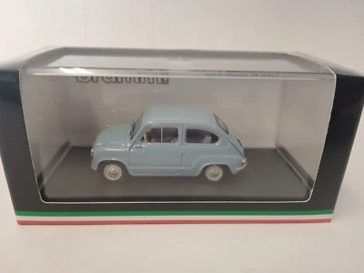 Brumm Fiat 600 1a serie berlina azzurro cenere 1955 1/43 R247-04 - Immagine 1 di 3