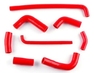 Kit de manguera de radiador de silicona roja Fit 2008-2012 10 Kawasaki Ninja 250R EX250 EX250J Foto 1 de 4