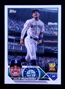 2023 Topps Complete Set Image Variation Julio Rodriguez Seattle Mariners 1 of 5 - Picture 1 of 2