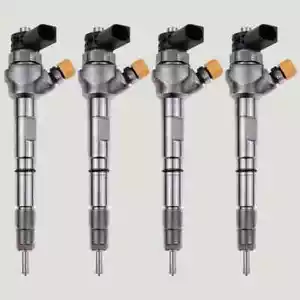 X4 0445110369 BOSCH DIESEL FUEL INJECTOR AUDI SEAT SKODA VW 2.0TDI - Picture 1 of 7