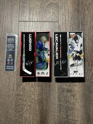 2006-2008 McDonald's NHL Hockey Star Sticks 2 Roberto Luongo Vincent Lecavalier - Image 1 of 4