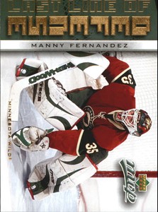 2006-07 (WILD) Upper Deck MVP The Last Line of Defense #LL19 Manny Fernandez