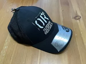OUTDOOR RESEARCH OR Black TRUCKER HAT Hike Baseball Cap NEW - Picture 1 of 3