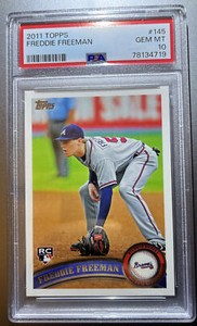 2011 Topps Factory Set Freddie Freeman Rookie RC #145 PSA 10 Braves GEM MINT