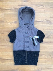 VINTAGE Y2K MISS SIXTY CARNABY JACKE ABNEHMBARE KAPUZE GR. SML MADE IN ITALY RARE - Bild 1 von 15