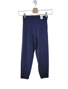 New Offline By AERIE S Navy Hi Rise Real Me 3/4 Crop Legging Women - Picture 1 of 13