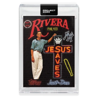 2020 TOPPS PROJECT 2020 #199 MARIANO RIVERA - BY DON C - Image 1 of 2