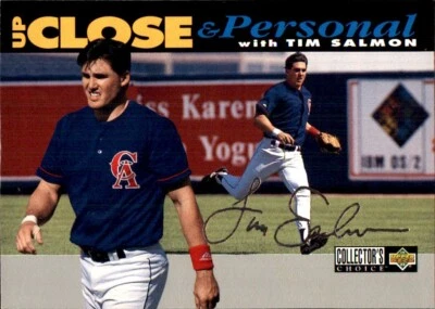 1994 Collector's Choice SILVER SIGNATURE #639 Tim Salmon CALIFORNIA ANGELS - Image 1 of 2
