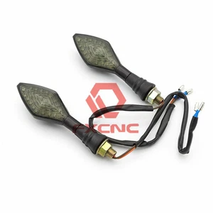 Motorcycle LED Black Turn Signal Lamp Sequential Flowing Indicator Light 2-wires - Picture 1 of 10