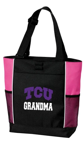 TCU Grandma Tote Bag Texas Christian University Grandma for BEACH SHOPPING GROCE Cover
