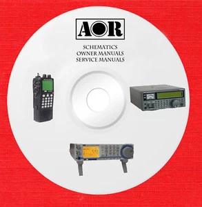 AOR Repair Service schematics owner manuals on 1 dvd in pdf format - Picture 1 of 1