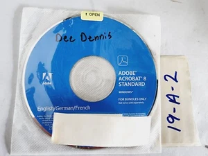 Adobe Acrobat 8 Standard Windows w/ Keys Disc only - Picture 1 of 2