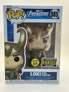 Funko Pop Marvel Studios Avengers Loki #985 Figure GITD Exclusive Disney Figure - Picture 1 of 4