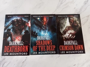 Lee Mountford: Darkfall Book Lot Books #1-#3: Deathborn - Shadows Of The Deep... - Imagen 1 de 3