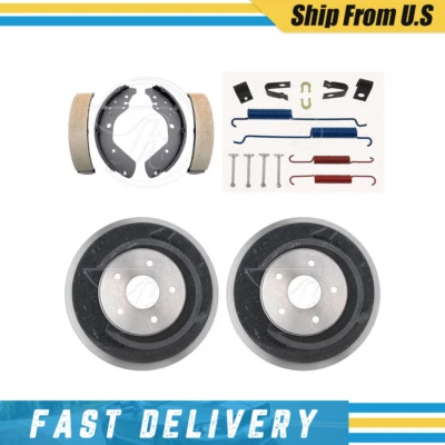 Tambores de freno traseros zapatas de freno y herrajes kit de resorte para Honda Odyssey 2001 Foto 1 de 4