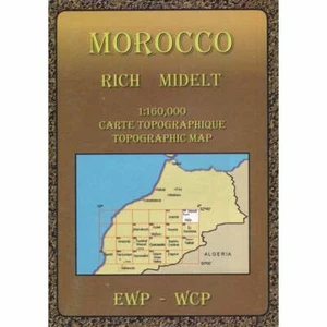 Morocco Rich and Midelt Topographic Map - Bild 1 von 3