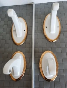 Bagno - supporti porcellana - Hadida Fine Bone China - edizione oro 22 carati - Foto 1 di 10