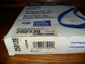 NAPA (GATES) TIMING BELT # 250139 - Picture 1 of 7