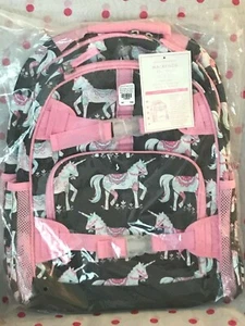 NUOVO zaino cavallo unicorno Pottery Barn bambini GRANDE ROSA CIOCCOLATO! RARO RITROVAMENTO - Foto 1 di 1