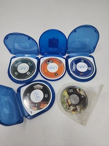 PSP Playstation Games Set of 5 The Con, R6 Vegas, Pursuit, Ghost Recon, DtoR  - Picture 1 of 7