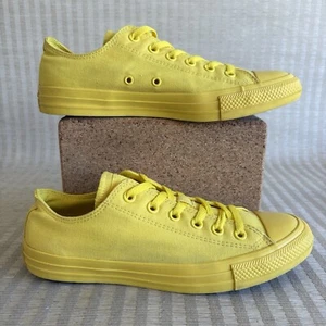 Converse Chuck Taylor CTAS Low Ox Herren 8 Damen 10 gelb Canvas Turnschuhe Schuhe - Bild 1 von 23