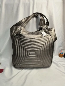 Worthington Sonia Tote 12x12 Pewter Handbag/Purse - Picture 1 of 9