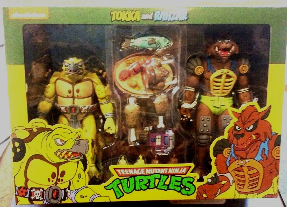 Figuras Tortugas Ninja Adolescentes Mutantes - Tokka y Rahzar Sin usar, en caja Foto 1 de 1