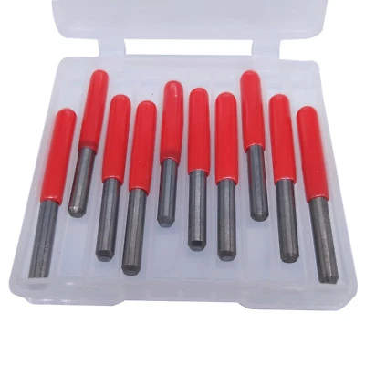 US Stock 10pcs Carbide PCB Engraving Bits CNC Router Tool 20 degrees 0.5mm - Image 1 of 4